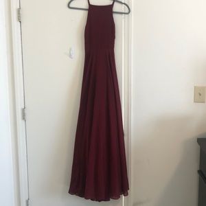 Long lulus red dress